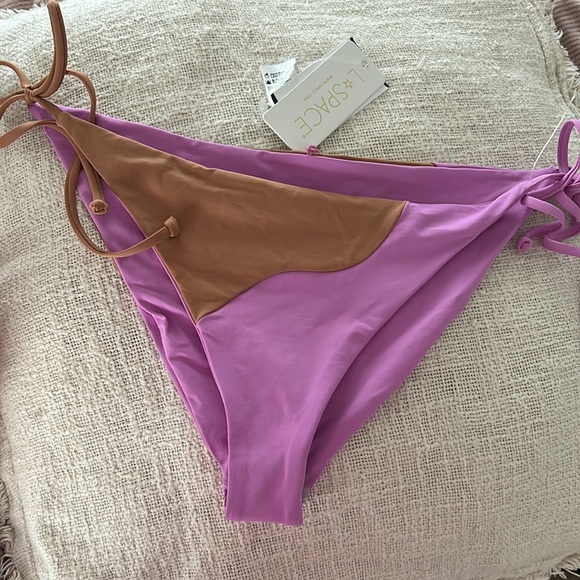 l*space dani color block bikini tie side bottoms - Picture 5 of 7